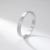 Stainless Steel Plain Bangles LH4419-1-2