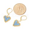 304 Stainless Steel Leverback Earrings for Women EJEW-MZ00408-5