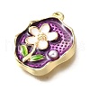 Alloy Enamel Pendants ENAM-K076-11D-G-2