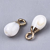 Natural Freshwater Shell Charms X-SHEL-N026-45-2