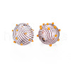 Transparent Handmade Blown Glass Globe Beads GLAA-T012-15-2