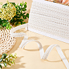 Polyester Braided Lace Trim OCOR-WH0074-92A-6