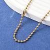304 Stainless Steel Ball Chain Necklace MAK-R012-02G-1