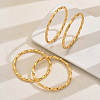 4Pcs Elegant Zinc Alloy Twisted Bangle Set for Women IW6232-1-3
