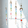 AHADEMAKER 4Pcs Sun Catcher Pendant Decorations HJEW-GA0001-20-4