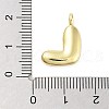 Rack Plating Brass Balloon Letter Pendants KK-C050-01G-L-3