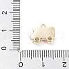 Brass Micro Pave Cubic Zirconia Pendants KK-K276-05G-3
