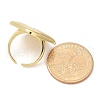 Brass Cuff Finger Rings for Women RJEW-U033-09G-01-5