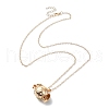 Alloy Pendant Necklaces NJEW-H031-01B-KCG-3