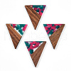 Resin and Walnut Pendants FIND-R051-01G-1