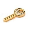 304 Stainless Steel Rhinestone Pendants STAS-P385-03C-G-2