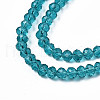 Glass Beads Strands EGLA-A034-T1mm-D27-4