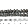 Natural Lava Rock Beads Strands G-H020-O02-01-4