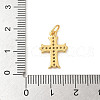 Brass Micro Pave Cubic Zirconia Pendants KK-U053-02G-02-3