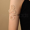 Alloy Arm Cuff Bangles WGA5578-03-1