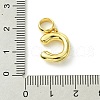 Rack Plating Brass with ABS Plastic Pearl European Dangle Charms KK-G501-02C-G-3
