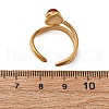 304 Stainless Steel Adjustable Open Cuff Rings RJEW-A071-14G-5