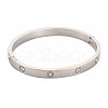 Crystal Rhinestone Bangle BJEW-N017-006P-1