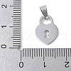 304 Stainless Steel Charms STAS-S162-26P-3