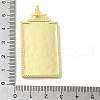 Brass Micro Pave Cubic Zirconia Pendant with Enamel KK-H458-02G-O01-3