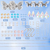 SUNNYCLUE Butterfly Suncatcher Making Kit for Hanging Pendant Ornament DIY-SC0020-49-2