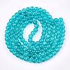 Crackle Glass Beads Strands X-CCG-Q001-4mm-06-2