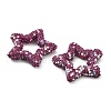 Star Shape Polymer Clay Rhinestone Beads CLAY-NH0001-06O-2