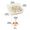 30Pcs Heart Acrylic Pendants PALLOY-FS00024-4