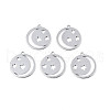 Non-Tarnish 201 Stainless Steel Pendants STAS-T063-184P-1