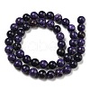 Natural Larvikite Beads Strands G-E443-A34-2