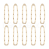 10Pcs Alloy Open Back Bezel Big Pendants PALLOY-TAG0001-01-1