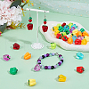 SUNNYCLUE 36Pcs 9 Colors Resin Imitation Vegetable Pendants RESI-SC0003-13-4