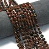 Natural Mahogany Obsidian Beads Strands G-K389-B73-01-1