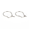 Non-Tarnish 304 Stainless Steel Hoop Earrings STAS-I149-11P-3