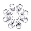 Tarnish Resistant 304 Stainless Steel Lobster Claw Clasps X-STAS-AB15-1