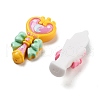 Opaque Resin Decoden Cabochons RESI-B027-06-2