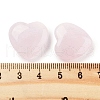 Mother's Day Gifts Heart Natural Rose Quartz Palm Stones G-C134-06A-14-3