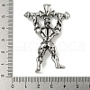 316 Surgical Stainless Steel Pendants STAS-Z073-84AS-3