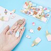 SUNNYCLUE 50Pcs 10 Styles Opaque Resin Decoden Cabochons CRES-SC0002-43-3