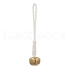Iron Bell Pendant Decoration HJEW-JM02421-03-1