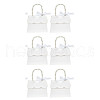 Trapezoid Paper Gift Box with Plastic Imitation Pearl Handles CON-WH0092-65A-7