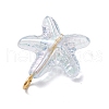 Transparent Acrylic Pendants PALLOY-JF03994-02-5