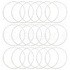 Beebeecraft 20Pcs Brass Linking Rings KK-BBC0010-04S-1