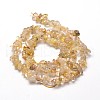 Natural Rutilated Quartz Chip Beads Strands G-E271-90-2