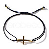 Adjustable Nylon Cord Braided Bracelets CN0822-2-2