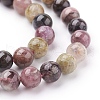 Natural Tourmaline Beads strands G-C076-6mm-10-4