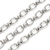 304 Stainless Steel Oval Link Chains CHS-S012-08P-1