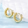 Brass Huggie Hoop Earrings EJEW-F260-06G-1