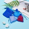 Organza Gift Bags with Drawstring X-OP-R016-9x12cm-10-5
