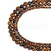   3 Strands 3 Styles Natural Tiger Eye Beads Strands G-PH0002-51-1